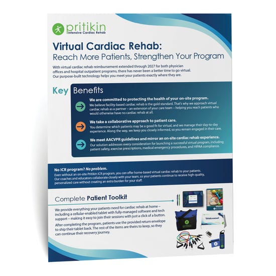 One-Pager - Virtual Cardiac Rehab