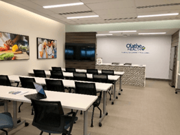 The UKHS cardiac rehab education space