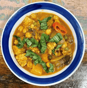 bowl of vegetarian curry